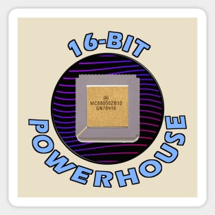 Motorola 68000 - 16-Bit Era Power Sticker